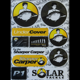 SOLAR TACKLE WATERPROOF STICKERS